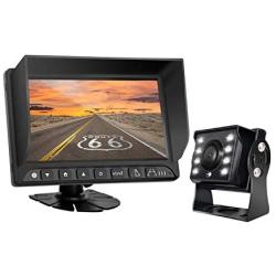 HD Backup Camera System Heavy Duty Back up Camera Monitor Kit 71080P Reversing Monitor IP69k Waterproof Rear View Camera Full Colored Night Vision Bus Truck Van/Semi-Trailer/Box Truck/RV Rear View
