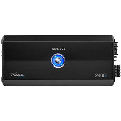 Planet Audio PL2400.4 4 Channel Car Amplifier - 2400 Watts, Full Range, Class A/B, 2/8 Ohm Stable, Mosfet Power Supply, Bridgeable