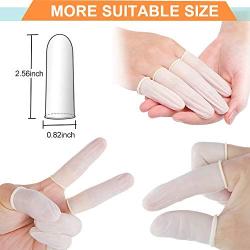 Kimihome Finger Cots Silicone, 550 PCS Medium Size Latex Finger Protector, Disposable Finger Cots for Electronic Repair, Handmade, Industrial Apply.