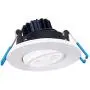 Lightolier (Pack of 4) 3'' 8W Round Mini Gimbal, 90 CRI, 3000K, Narrow Flood, White, LED Down Light, Easy to Use and Install, Save Time and Energy
