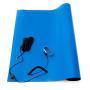 Bertech - 2059USA-2x3BKT -2059 ESD Soldering Mat Kit (Made in USA), 2 Feet Wide x 3 Feet Long x 0.06 Inches Thick, Blue, Includes a Wrist Strap and Grounding Cord, RoHS and REACH Compliant