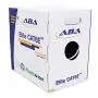 Cat6 Plenum CMP (Cat6e), Ethernet Cable 1000ft, 23AWG UTP, 600MHz, Solid Bare Copper, UL Certified, w/Spline(Noise Reducing Cross Separator), Easy to Pull (Reelex II Box), Bulk Network Cable - White