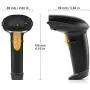 WoneNice USB Laser Barcode Scanner Wired Handheld Bar Code Scanner Reader Black