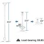 DYNAVISTA Full Motion Universal Ceiling Projector Mount Bracket with Adjustable Height and Extendable Arms Rotating Swivel Mount for Home and Office Projector (White)
