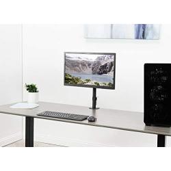 VIVO Single Monitor Adjustable Tilt Desk Mount Stand for 1 LCD Screen up to 27 inches STAND-V001C