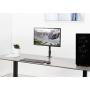 VIVO Single Monitor Adjustable Tilt Desk Mount Stand for 1 LCD Screen up to 27 inches STAND-V001C