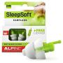 Alpine SleepSoft Sleep Ear Plugs – Reduce Noises and Improve Sleeping - Ultra Soft Filter for Side Sleepers - Hypoallergenic Reusable Earplugs 2020