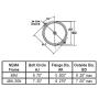 Oil Burner Motor, 1/4 HP, 3450, 115 V, 48N