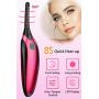 Electric Eyelash Curler, JDO Heated Eyelash Curler 【2020 NEWEST】 Mini USB Eye Lash Curling Clip with LED Display 4 Temperature Gears Quick Heating Natural Long-lasting Eye Beauty Makeup Tools