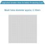 140mm Fan Dust Filter Mesh Magnetic Frame PVC Computer PC Case Fan Dust Proof Filter Cover Grills Black 4-Pack