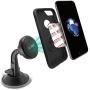 TechMatte Car Phone Mount Magnetic-Dashboard Mounted Car Phone Holder-Universal Smartphone Compatibility with Strong Magnetic Technology (Black)