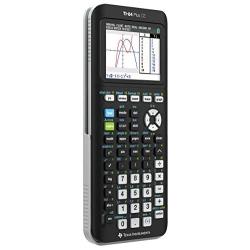 TEXAS INSTRUMENTS Graphing Calculator - USB - 10 Digits + 2 exponents - Battery - Matte Black