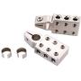 1/0 & 4 Gauge 6 Input Car Audio Battery Terminals Distribution Connector,Positive and Negative (+/-)(Pair) for SAE Tapered Top Post