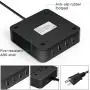 Kinfayv Power Strip with 4 USB Ports & 3 Outlets - Portable USB Strip Surge Protector Desktop Charging Station USB Power Cord with On/Off Switch & 5 Feet Cord for Travel, Hotel, Office Kinfayv Power Strip with 4 USB Ports & 3 Outlets - Portable USB Strip Surge Protector Desktop Charging Station USB Power Cord with On/Off Switch & 5 Feet Cord for Travel, Hotel, Office