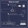 BIOXO 4 Port poe Switch with 2 Port Ethernet Uplink 100Mbps,Support IEEE802.3af/at, 78W High Power Network Switch Poe (Support Passive 48V PoE)