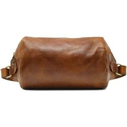 Floto Roma Leather Shoulder Sling Messenger Bag (Tobacco Brown)