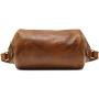 Floto Roma Leather Shoulder Sling Messenger Bag (Tobacco Brown)