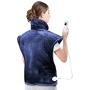 Hangsun Heating Pad for Back Pain and Cramps Relief Electric Heat Pads TP600 Neck and Shoulder Wrap with 6 Temperature and 3 Auto-Off Timer Settings, Overheating Protection - Extra Large 33''x24''