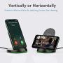 Yootech Wireless Charger Qi-Certified 10W Max Wireless Charging Stand, Compatible with iPhone SE 2020/11 Pro Max, Galaxy S21/S20/Note 10 Plus/S10/S10 Plus(No AC Adapter)