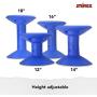 Storex Wiggle Stool, Adjustable Height 12”, 14”, 16”, or 18” for Active Seating in The Classroom, Blue (00301U01C) Storex Wiggle Stool, Adjustable Height 12”, 14”, 16”, or 18” for Active Seating in The Classroom, Blue (00301U01C)
