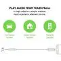 Belkin AV10172bt03-WHT 3.5mm Audio Cable with Lightning Connector, White
