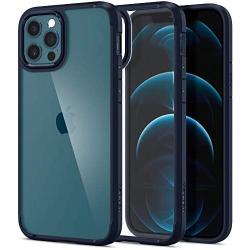 Spigen Ultra Hybrid Designed for iPhone 12 / Designed for iPhone 12 Pro Case (2020) - Navy Blue