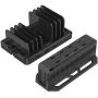 Alxum USB C Charging Station for Multiple Devices, 8 Ports Charging Dock Station with Quick Charge 3.0+USB C Ports, Transformable Wall Mount Charger, for Cell Phone, Tablet, and Other USB Devices