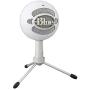 Blue Snowball iCE USB Mic for Recording and Streaming on PC and Mac, Cardioid Condenser Capsule, Adjustable Stand, Plug and Play – White