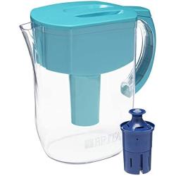 Brita Longlast Everyday Water Filter Pitcher, Turquoise, Large 10 Cup, 1 Count