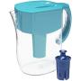 Brita Longlast Everyday Water Filter Pitcher, Turquoise, Large 10 Cup, 1 Count