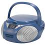 MAGNAVOX MD6924-BL Portable Top Loading CD Boombox with AM/FM Stereo Radio in Blue | CD-R/CD-RW Compatible | LED Display | AUX Port Supported | Programmable CD Player |