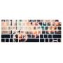 TOP CASE MacBook Air 13 Inch Case 2020 2019 2018 Release A1932/A2179, 2 in 1 Bundle Graphics Hard Case + Keyboard Cover Compatible MacBook Air 13'' Retina Display fits Touch ID, Brilliant Light