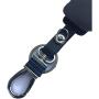 WFMJ Blue Leather Remote Smart 5 Buttons Key Cover Case for Ford Edge Escape Explorer Focus Flex Taurus Fusion