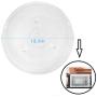 KONIBN Microwave Plate Replacement 12.5inch Microwave Glass Plate/Microwave Glass Turntable Plate Replacement, Compatible with GE and Samsung