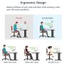 Laptop Stand, EPN Laptop Riser with Heat-Vent to Elevate Laptop, Adjustable Desktop Holder Compatible for MacBook Pro/Air, Surface Laptop, Dell XPS, HP, Samsung and Other 11-17 Inch Notebook