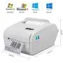 TEROW T9210 USB Desktop Thermal Label Printer 4X6 Barcode Printer 110mm Wide Adjustable 180mm/s High-Speed Printing Direct Thermal Printer for Label/Filing/Mailing/Home/Office Compatible with Windows