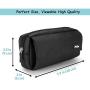 ProCase Pencil Case, Big Capacity Pen Holder Bag Pouch College School Supplies Stationery Storage Office Desk Organizer with Zipper for Student Teen Girl Boy Adult –Black