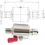 Lightning Arrester F Type Male to Female 3GHz 75 ohm Cellular 2G 3G 4G LTE CATV Satellite with 90V Gas Tube Discharge Surge Arrester
