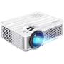 XIAOYA Outdoor Projector, HD Movie Projector Support 1080P, 4000 Lumens Home Theater Projector with HiFi Speaker, Compatible with HDMI, Fire Stick, USB (White)