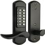 Keyless Door Lock Mechanical Digital Combination High Security Keypad Entry Door Lock Stainless Steel 304 for Wood Metal Plastic Door Garden ( Not Electronic )