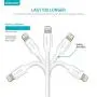 iPhone Charger Set, 2-Pack Overtime Apple MFi Certified Lightning Cables with 1 Dual USB Wall Adapter - 2.4 AMP Compatible w/iPhone 11 Pro Max XS XR X 8 7 6S 6 Plus SE iPad (Silver/White, 4ft) iPhone Charger Set, 2-Pack Overtime Apple MFi Certified Lightning Cables with 1 Dual USB Wall Adapter - 2.4 AMP Compatible w/iPhone 11 Pro Max XS XR X 8 7 6S 6 Plus SE iPad (Silver/White, 4ft)