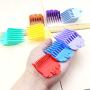 YG_Oline Hair Clipper Cutting Guides Set, 8 Colors and 8 Sizes Professional Hair Trimmer, Electronic Hair Clipper Coded Guide Combs for All Age People, 1/8 to 1
