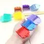 YG_Oline Hair Clipper Cutting Guides Set, 8 Colors and 8 Sizes Professional Hair Trimmer, Electronic Hair Clipper Coded Guide Combs for All Age People, 1/8 to 1