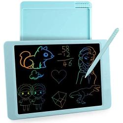 Lacoti LCD Writing Tablet,Kids Writing Board and Electronic Doodle Pad,12 Inch Colorful Drawing Tablet Toy for Kids Learning and Graffiti Gift(Blue)