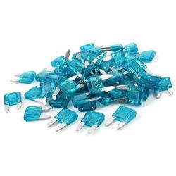 100 Pack Auto Fuses 15 AMP APM/ATM 32V Mini Blade Style Fuses 15A Short Circuit Protection Car Fuse