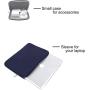 MOSISO Laptop Sleeve Compatible with MacBook Pro 15 inch Touch Bar A1990 A1707, Dell XPS 15,ThinkPad X1 Yoga (1-4th Gen),Surface Laptop 3 15,Water Repellent Neoprene Bag with Small Case, Navy Blue