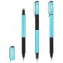 Digiroot Universal Stylus,[2-in-1] Disc Stylus Pen Touch Screen Pens for All Touch Screens Cell Phones, iPad, Tablets, Laptops with 9 Replacement Tips(6 Discs, 3 Fiber Tips Included) - (Blue)
