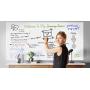 Wizard Wall Instant Whiteboard Refill, Repositionable Dry Erase Surface, 30” x 50 Roll