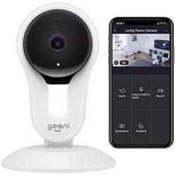 Geeni Aware 1080p HD Smart Camera – Indoor Home Security Camera – No Hub Required – Motion Detection Camera – Smart Camera Works with Amazon Alexa and Google Assistant, Requires 2.4 GHz Wi-Fi