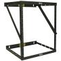 Tripp Lite 8U/12U/22U Expandable Wall-Mount 2-Post Open Frame Rack, Adjustable Network Equipment Rack, Switch Depth, 18'' Deep, 5 Year Warranty (SRWO8U22), black, 17.8 (8U) , 24.8 (12U), 42.3 (22U) x 20.11 x 18.24